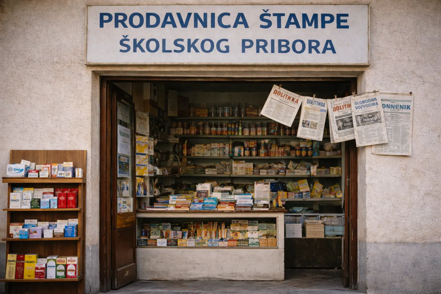 Prva prodavnica štampe u Novoj Pazovi